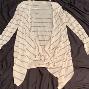 stripped cardigan
